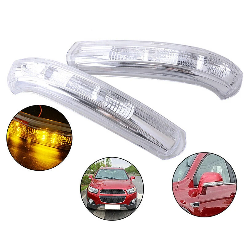 LED Turn Signal Lâmpada Luz para Chevrolet Captiva Esporte 2007-, Espelho Retrovisor Exterior, Espelho Retrovisor, 2PCs