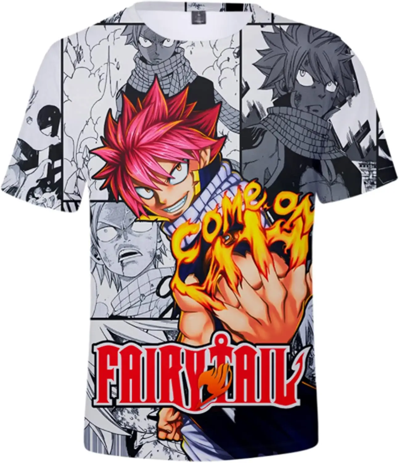 Camiseta de Anime The Seven Deadly Sins, camisetas de manga corta con estampado 3D, jersey para hombres y mujeres, camisetas