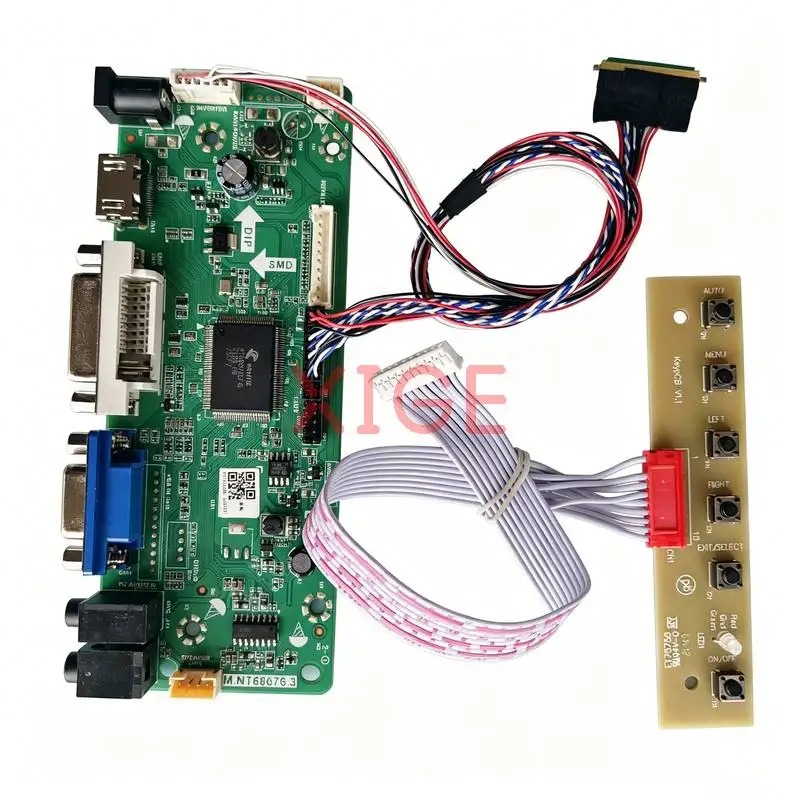 

For HSD101PWW1 LTN133AT16 LTN121AT11 B101EW05 Drive Controller Board Kit Laptop Screen 40Pin LVDS 1280*800 HDMI+DVI+VGA 1280x800