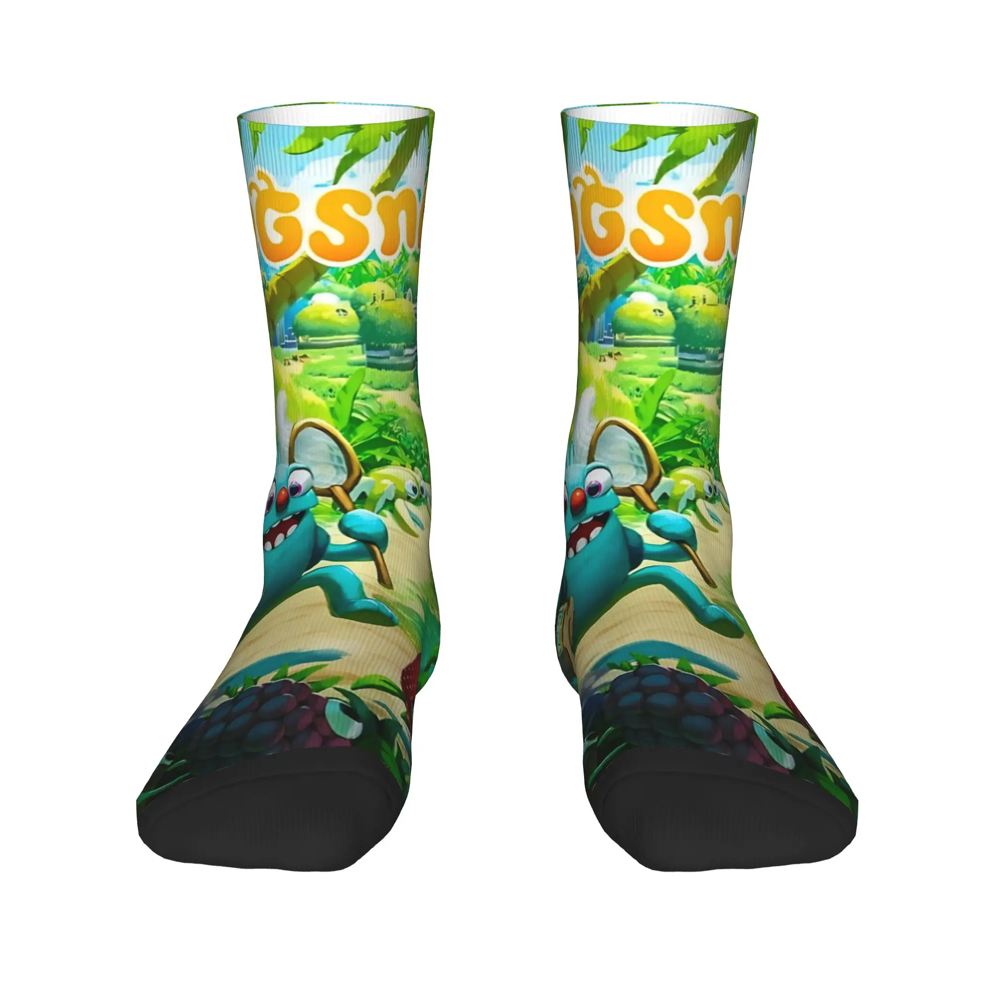 الرجال الجوارب Bugsnax بلدي الغناء وحوش جوارب الخريف العصرية تنفس الجوارب نمط الرياضة في الهواء الطلق عدم الانزلاق الجوارب