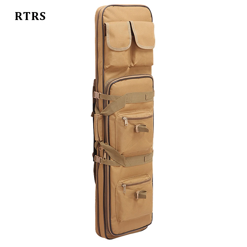 Imagem -04 - Tactical Nylon Molle Bolsa de Ombro Rifle Case Sniper Airsoft Holster Caça Tiro Acessórios 96 cm 116cm