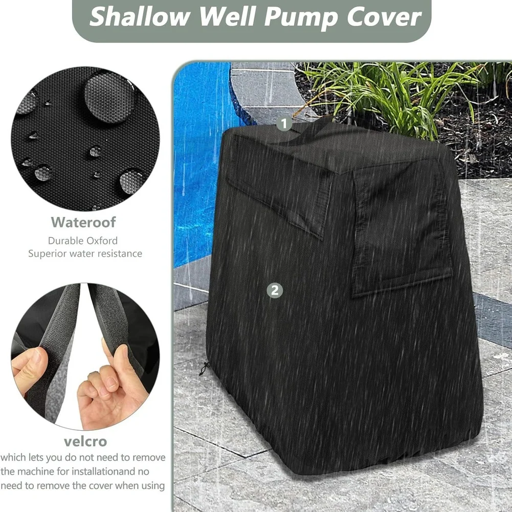 Oxford 600D Pump Cover for Shallow Well Pumps Designed for Outdoor Use with Ventilation and Weather Resistance