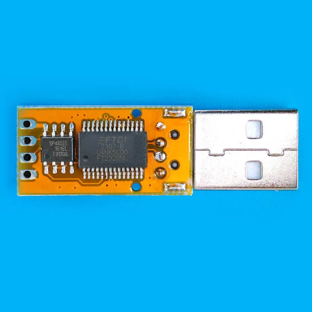 Sinforcon FTDI USB RS485 PCB FT232R 485 Half Duplex Converter with Housing Sliding Relief