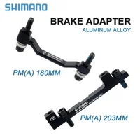 SHIMANO-Adaptador de disco de freno para bicicleta de carretera, convertidor de montaje de poste de Rotor de freno, piezas de bicicleta ultraligeras, PM A, 180mm, 203mm