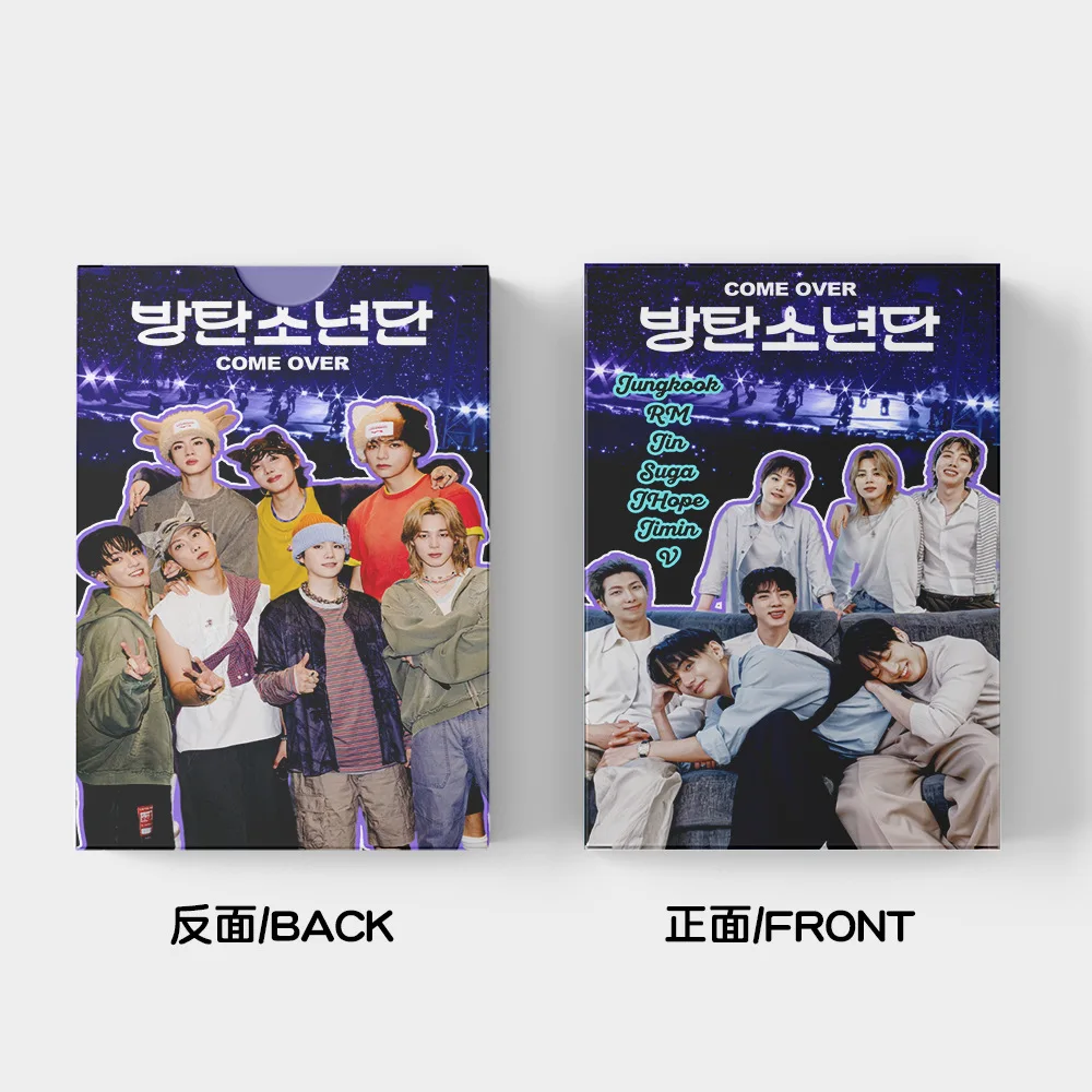 30pcs Album 13 Come Ove Lomo Cards HD Printd Photocards Fans Gift Photo Cards Fans Collection Printed Cards image 2