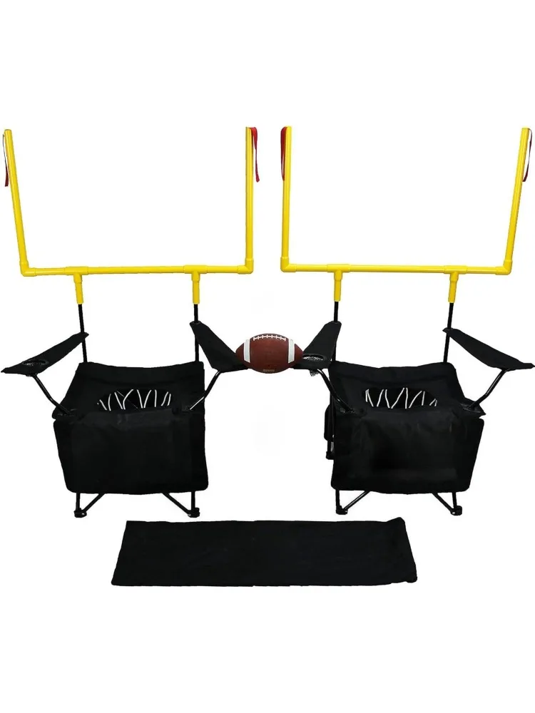 W_The Ultimate Football Yard Game Set, Permainan Lempar Bola Sepak Luar Ruangan untuk Acara Tailgating, Halaman Belakang, Pantai, Taman, Turnamen, Latihan Olahraga