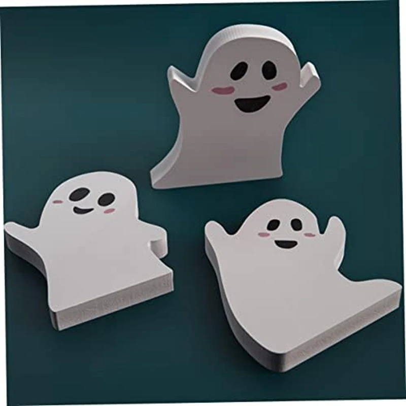 

Ghost Wooden Board Ornaments Desktop Decor Dining Room-Decor For Tabletop Ghost Sign Haunted House Table Sign Durable