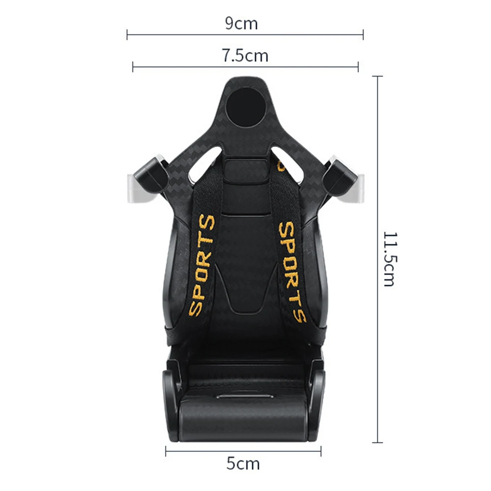 ABS Phone Holder Car Phone Holder Driving Experience Upgrade Gravity Lock Mechanism One-Handed Operation For Car Enthusiasts