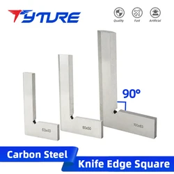 90 Degree Knife Edge Square Ruler For Woodworker Metal Carpentry And Joinery Tools Set Squares Measurment Try Square Angle Ruler