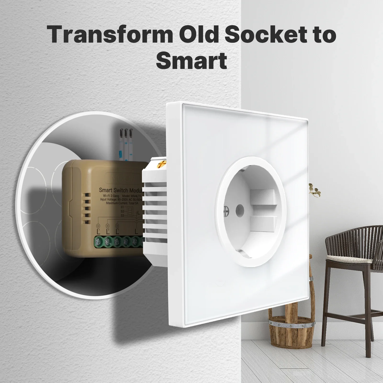 MOES Tuya WiFi/Zigbee Mini DIY Smart Switch Module 1-4 Gang Timer Home Automation Voice Control Work With Google Home Alexa - Image 3