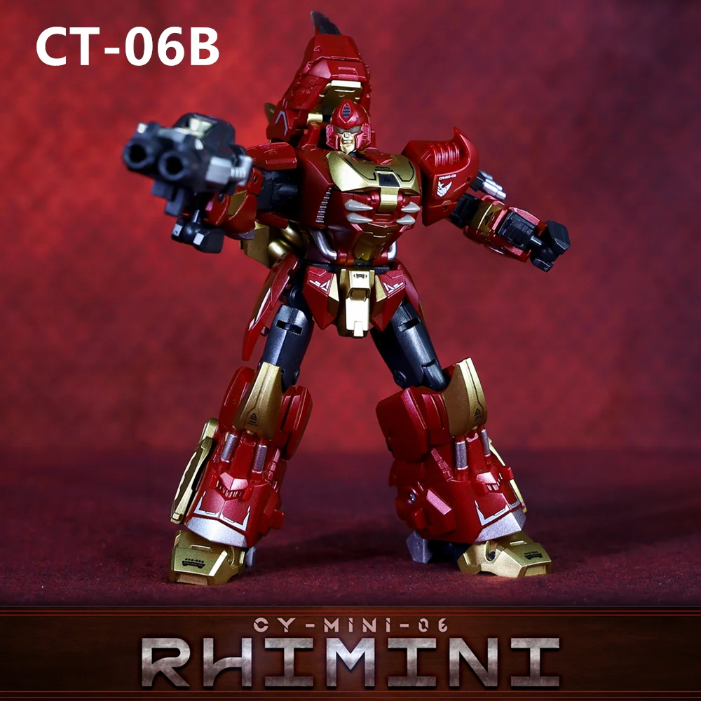 

[IN STOCK] Transformation Cang-Toys CT-06B CT06B CY-Mini-06 CHIYOU Rhimint Rhino Predaking Action Figure With Box