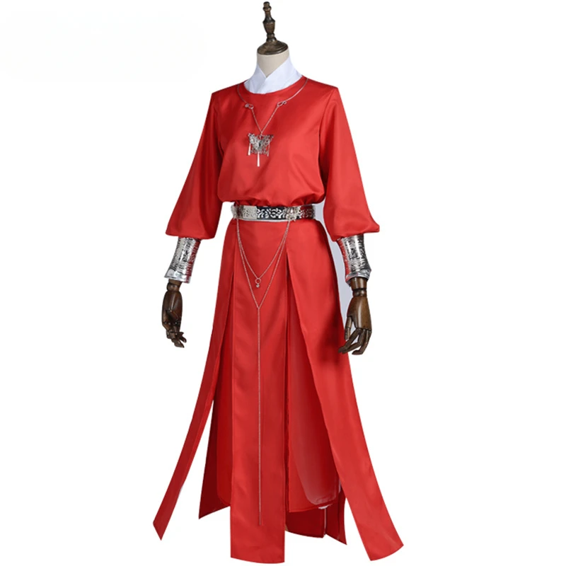 Hua cheng Cosplay Tian guan ci fu negro largo Cosplay Costmes todo conjunto