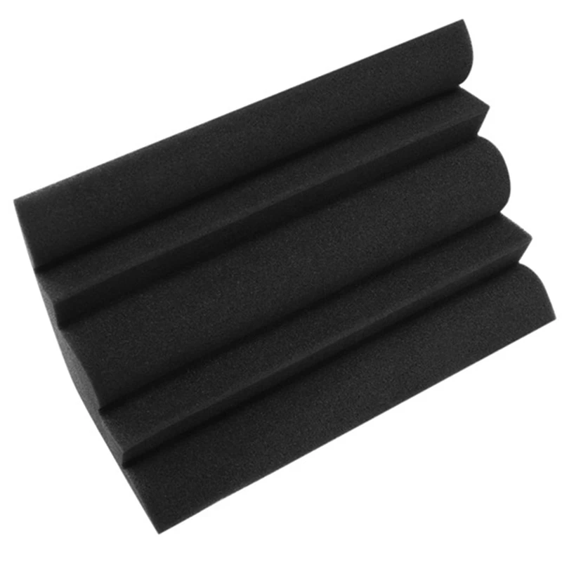 16Pcs Acoustic Foam 4Pc 15X15x15cm Square Sound Insulation Foam+12Pcs 12X12x24cm Bass Trap Wall Foam Flame Retardant