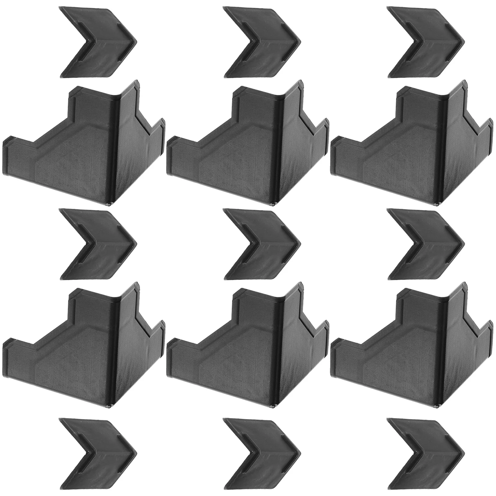 100 قطعة حامي ركن الطاولة شركة PP حشوات للزوايا الأثاث حافة مصدات السلامة وسادة لمصدات الأثاث الأريكة الجدول #4