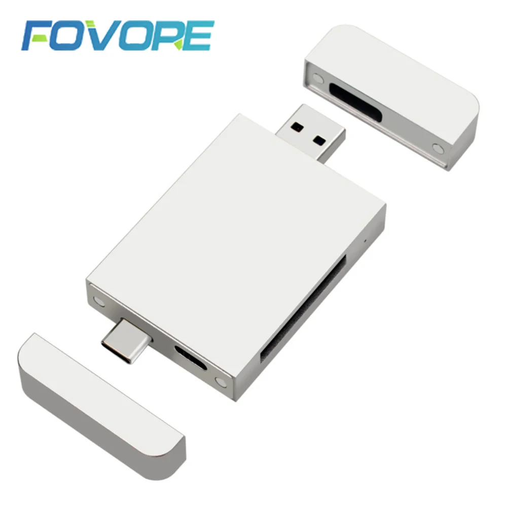 CF Express Extension Card Reader with USB3.1 Type-C & Type-A - Supports R5 Z6 Z7 Cameras and CFE Type-B Memory Cards