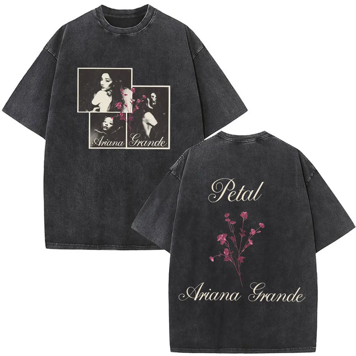 Ariana Grande Eternal Sunshine Tour 2026 Graphic Tees Men Women Fashion T-shirt Cotton Aesthetic Trend Vintage Washed T-shirts
