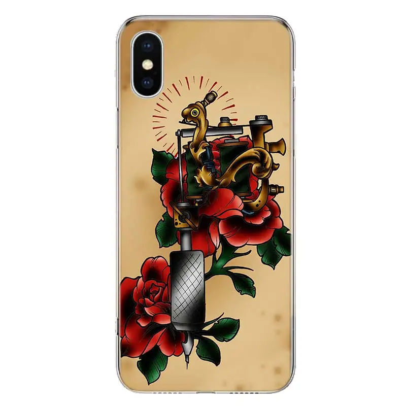 Sailor Jerry Tattoo Phone Case For Apple iPhone 11 12 13 14 15 16 Pro Max 7 X XS 8 Plus + Mini SE Customized Print Soft Cover Fo