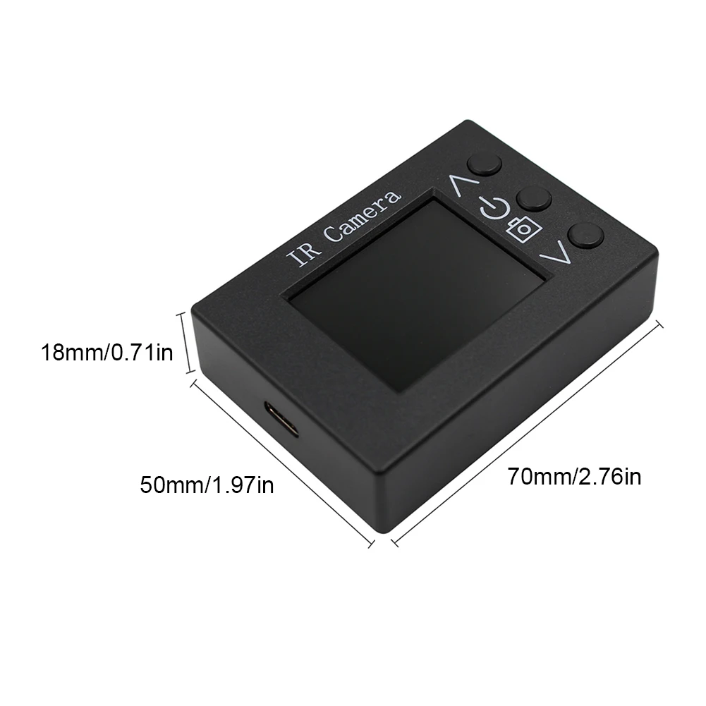 MLX90640 1.8 Cal kamera termowizyjna-40 ℃ do 300 ℃ kamera termowizyjna podczerwieni 160x128 IR rozdzielczość kamera z czujnikiem temperatury w