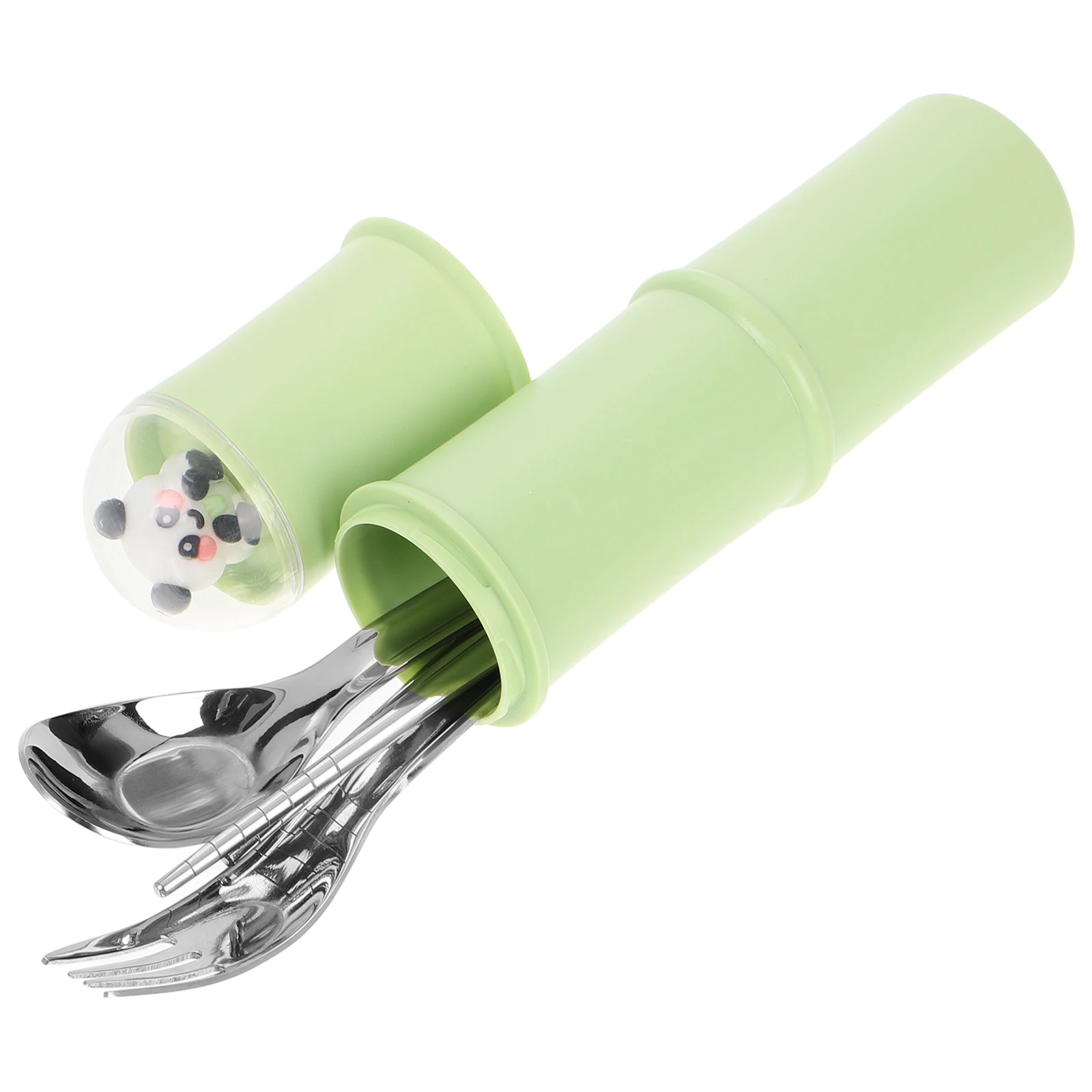 

Shell Portable Cutlery Set Student Chopsticks 304 Stainless Steel Reusable Silverware