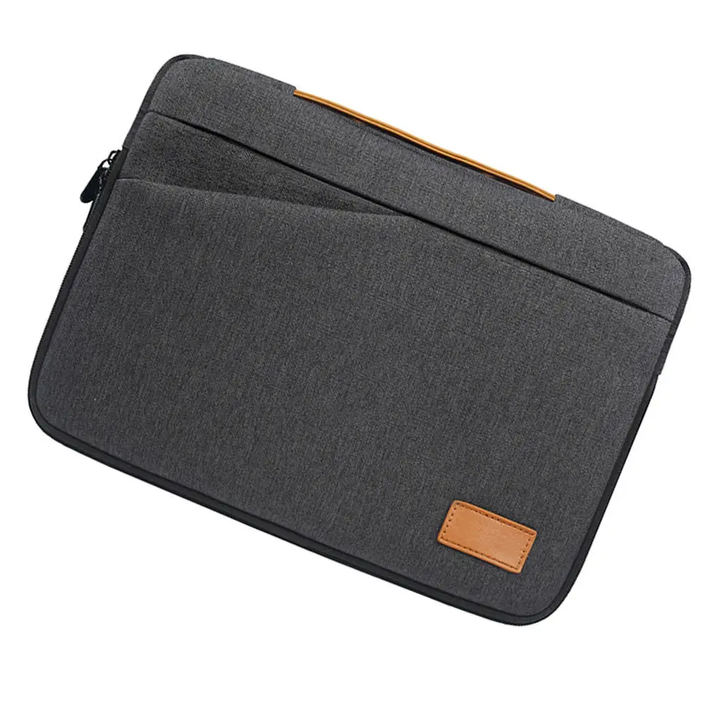 Premium Polyester Multi-Function Laptop Carry Bag Tote Apple Inner Sleeve Dark Grey Scratch Resistant Business