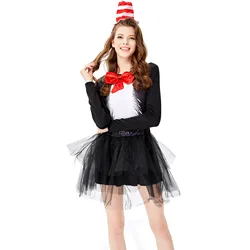 Halloween Dr. Suess Cosplay Adult Cat Costume