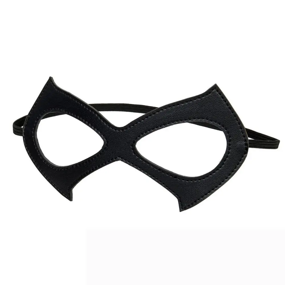 DIY Halb gesichts maske mit Gummiband schwarze Augen maske sexy Cosplay Masken hohle erotische Gesichts bedeckung für Frauen Halloween Party Requisiten