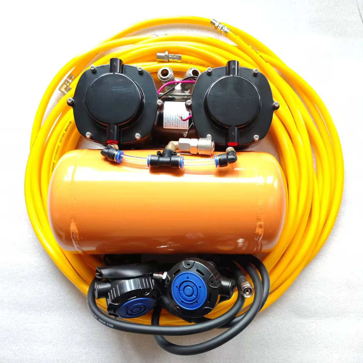 DP70BD 12V  Diving Compressor Of Third Lung Serface Hookah Diving System For 2 Divers Together