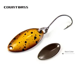 Countbass-Señuelos de Pesca de latón, 1/16oz, 1,8g, cuchara de fundición, salmón, trucha, Lucio