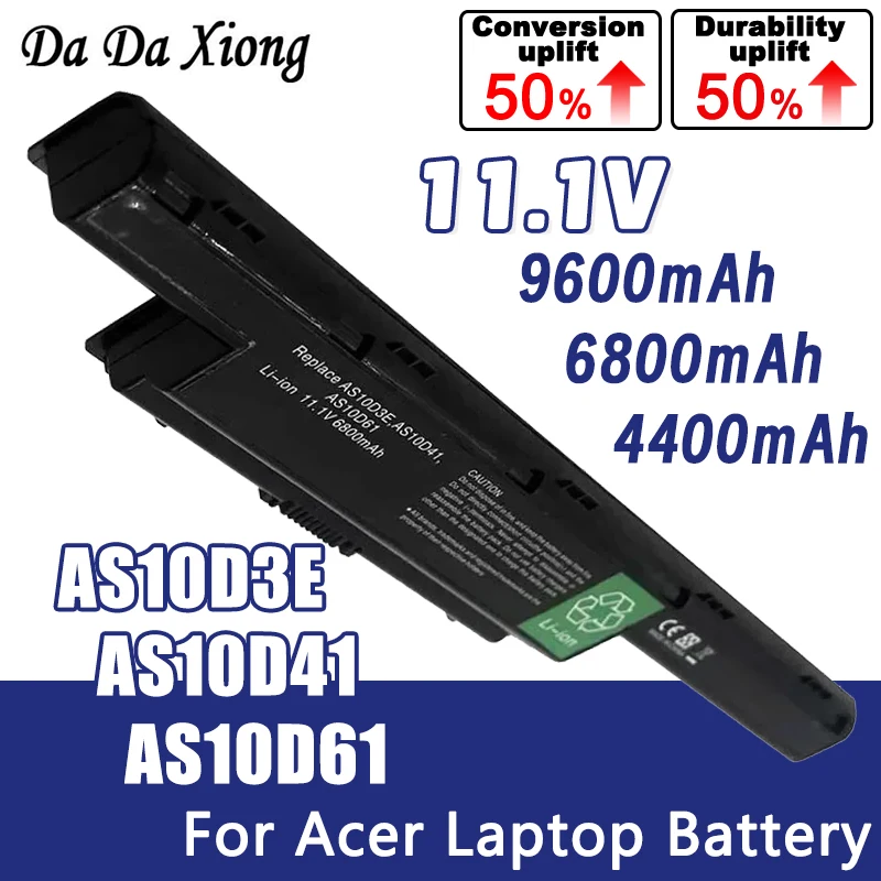 

New Laptop Battery for Acer Aspire V3 5741 5742 5750 5551G 5560G 5741G 5750G AS10D31 AS10D51 AS10D61 AS10D71 AS10D75 AS10D81