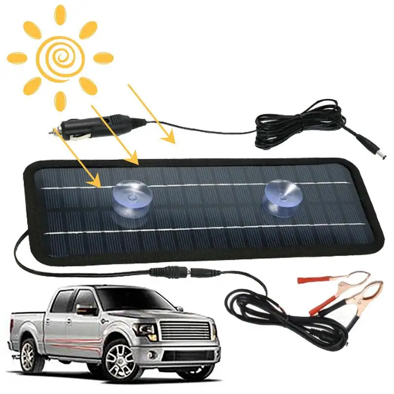 12v Solar Battery Charger Starter Power Photovoltaic Panel For Car Battery Solar Trickle Charger Solar Charging Solution