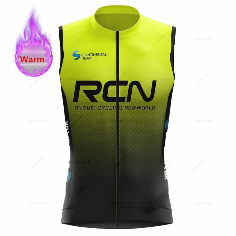 Winter Thermal Fleece Cycling Vest 2026 New Sleeveless Cycling Vest Warm Bicycle Vest MTB Road Bike Tops Warm Cycling Jersey Men