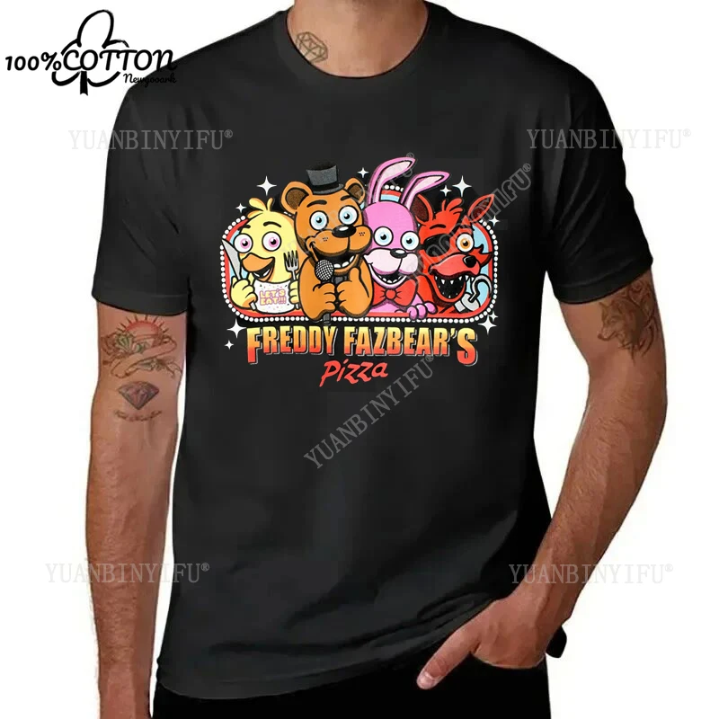Hot Sale Classic Fnaf 2 Lovely Animatronics T Shirt Cotton Unisex Shirt  Printed Cool Loose Streetwear Hipster Harajuku view 4