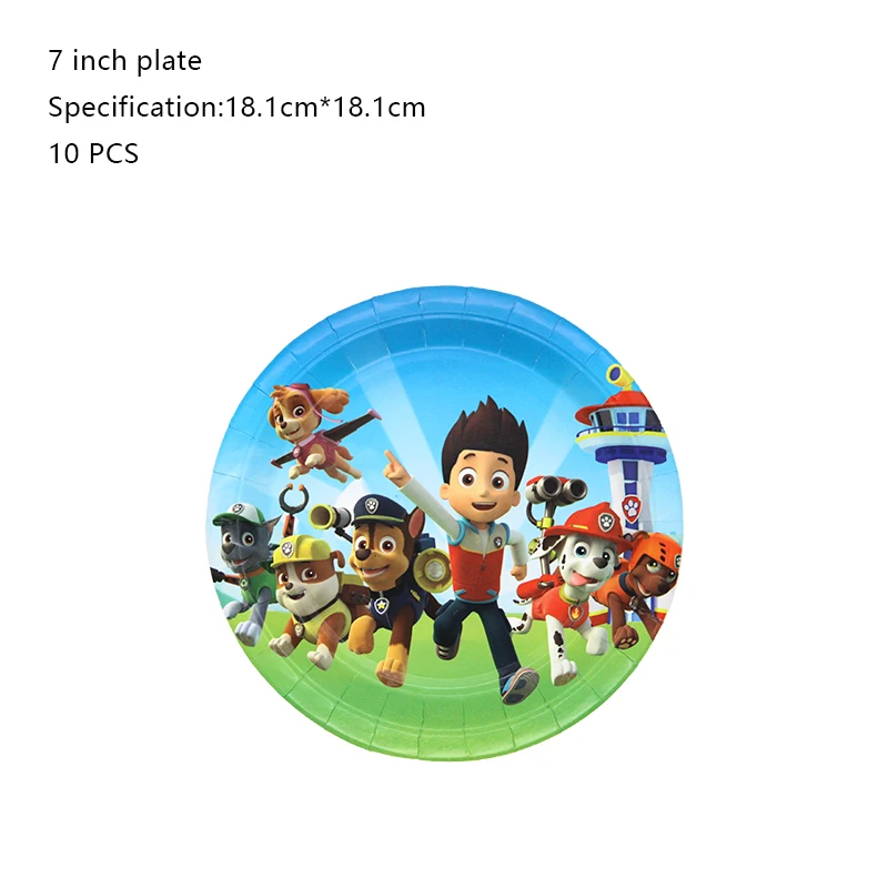 PAW Patrol Geburtstagsparty-Dekoration Chase Skye Latexballons für Kinder Eventzubehör Marshall Folienballon Hintergrundbanner