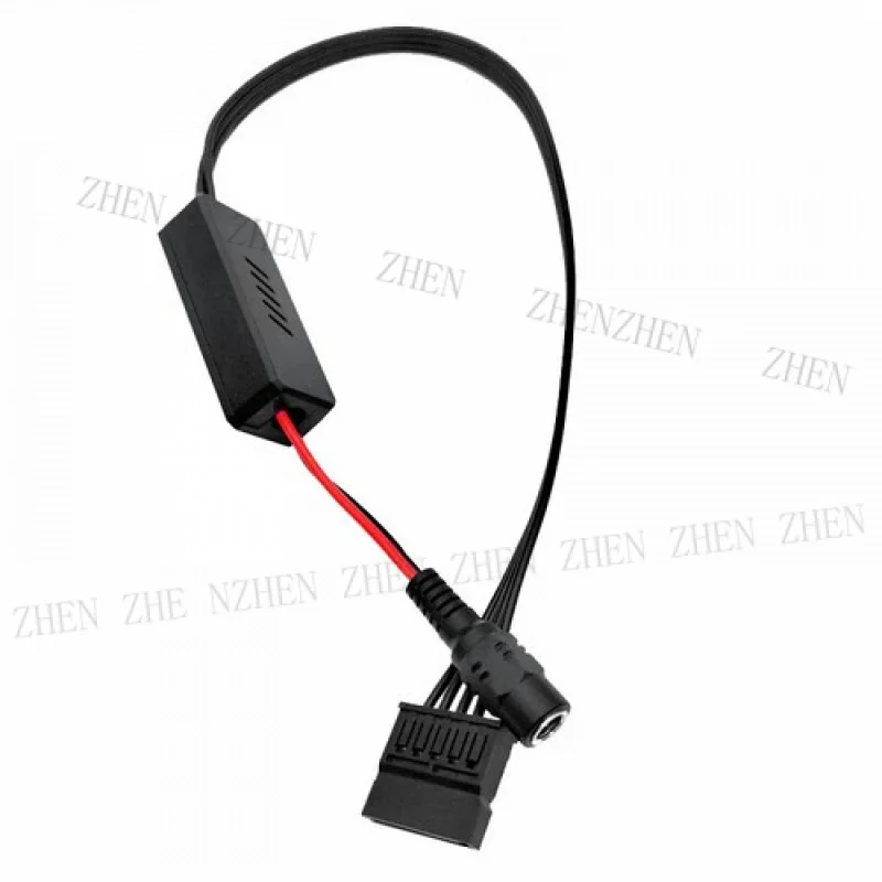 

Y Y DC 12V to SATA 5V Power Supply Adapter Cord Module Connector Cable for HDD 45cm