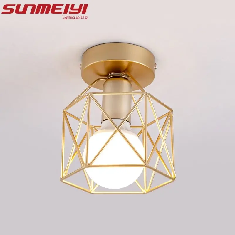 

Nordic Retro American Style Wrought Iron Ceiling Light Chandelier Creative Living Room Decoration Light Personalized Bedroom