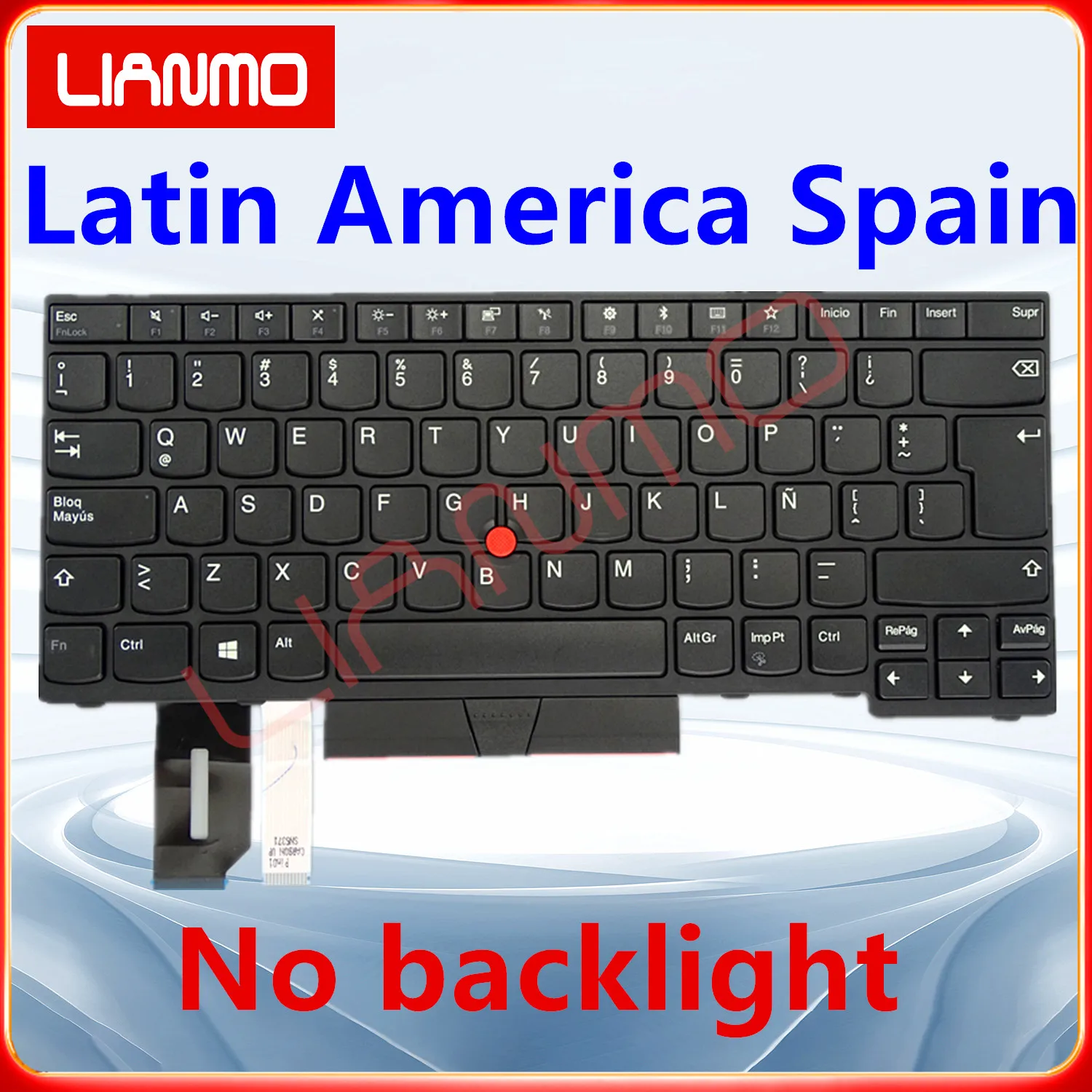 Teclado US UK SP BR FR DE PT RU KR para Lenovo Thinkpad E490 E495 T490 T495 T480S E480 E485 L380 L480 L390 L480 R480 S2 3ª generación