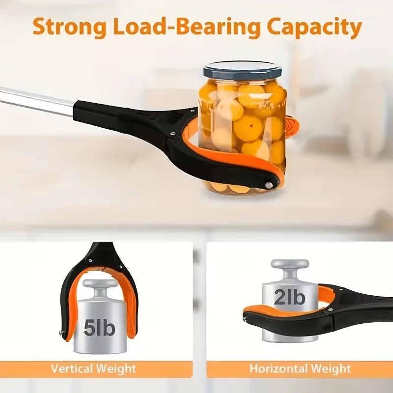 2026-High Quality Trash Clamp Grabber Tool Ergonomic Litter Picker Strong Grip for for Use for Seniors and Hard Reach Areas