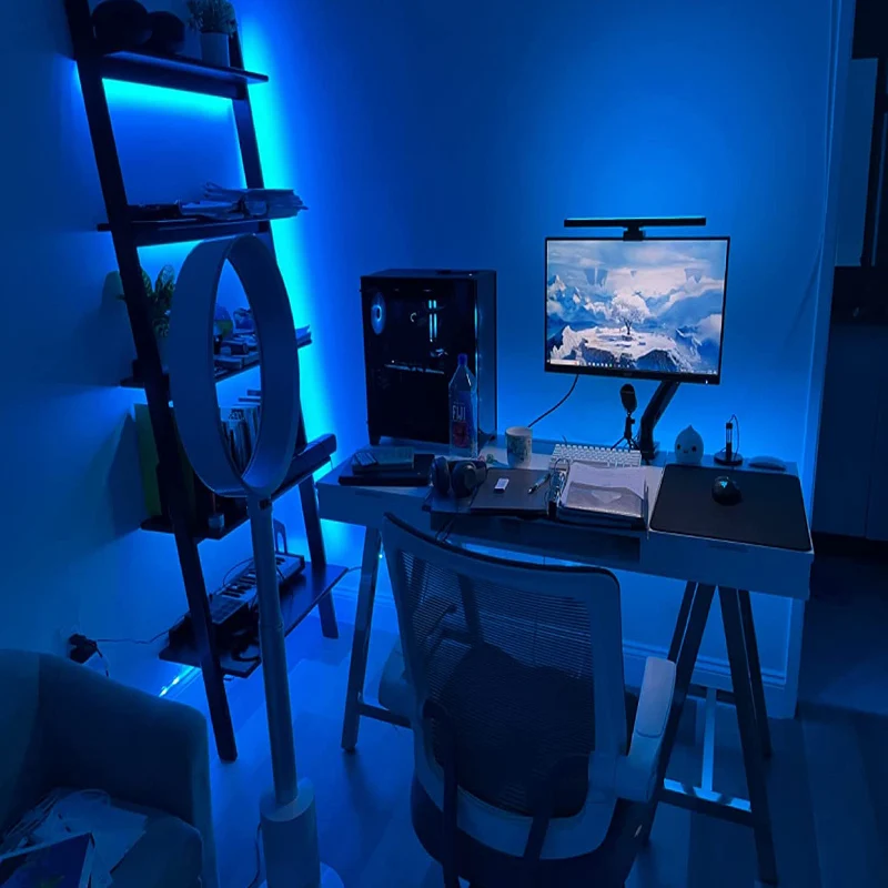 Bande lumineuse LED USB 5050, Bluetooth, 5V, RVB, lampe pour la décoration de la chambre, rétro-éclairage TV, lampe proxy de document, télécommande d'application