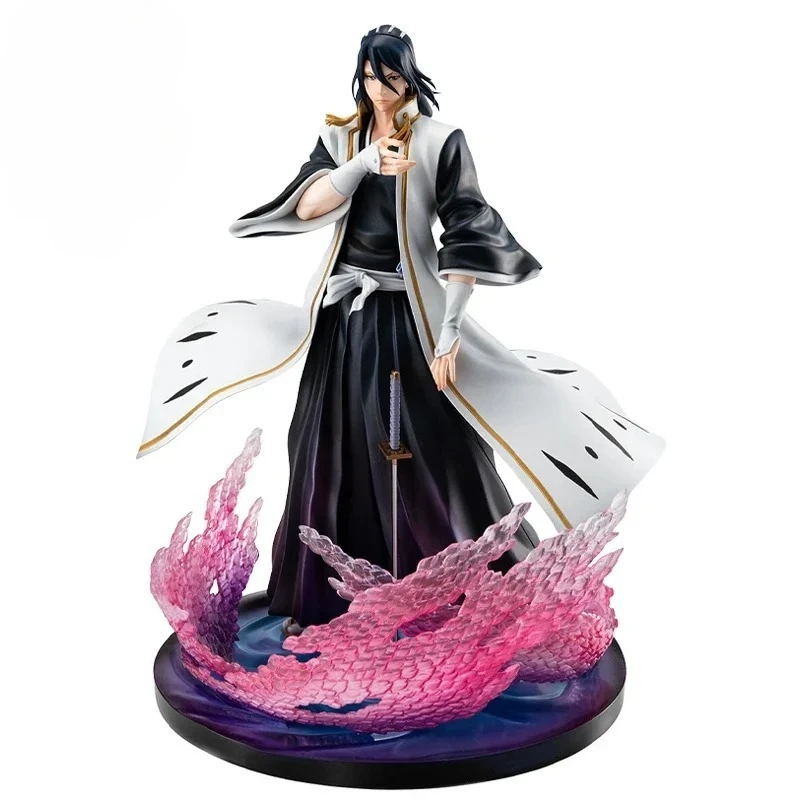 

【В наличии】Bandai оригинальный Mega House BLEACH Byakuya Kuchiki ПВХ аниме коллекция персонажей модель украшение куклы