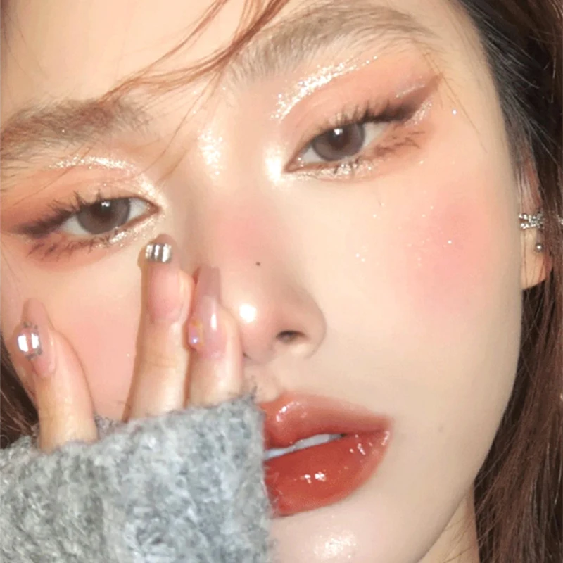 Diamond Highlighter Powder Palette Waterproof High Gloss Glitter Body Highlight Eyeshadow Face Contour Illuminator Makeu