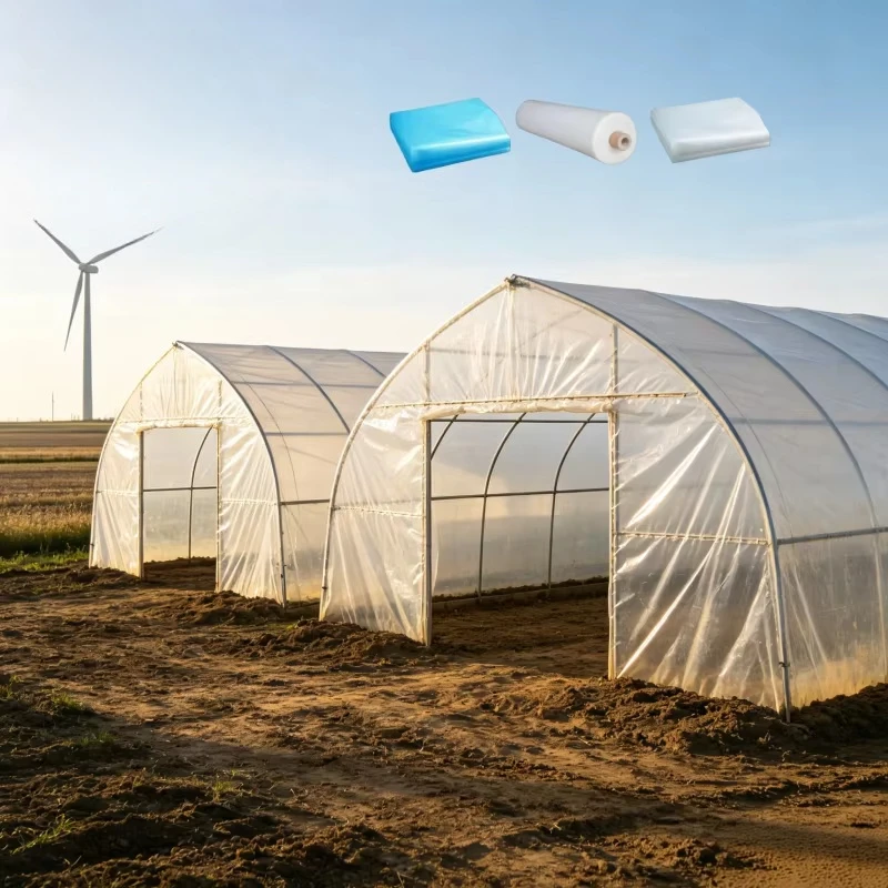 Spectrum Optimized Greenhouse Film for Plant Growth UV Resistant PO Plastic Cover Customizable Película de Invernadero Clear
