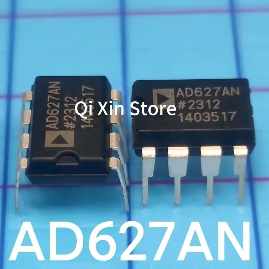 AD627, AD627AN, AD627ANZ – Brand-new, factory-sealed instrumentation amplifiers in PDIP-8 packages