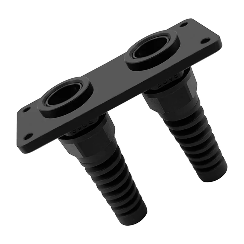 AB41-Strain Relief Cable Gland Connector Two-In-One Hydraulic Pipe Protective Cover Cable Sleeve Round Bottom