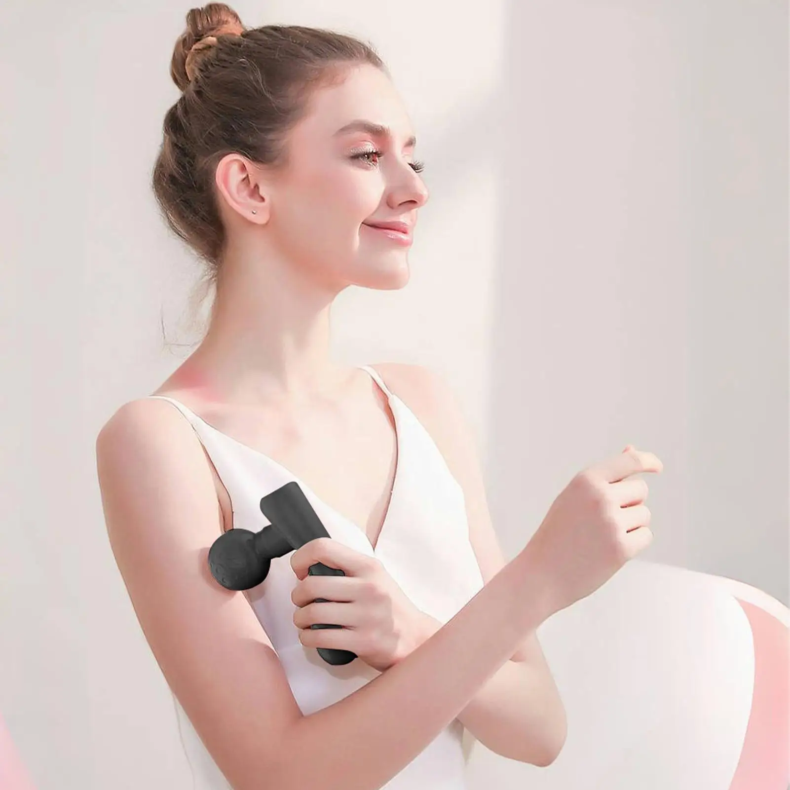 

Muscle Massager Compact Sports Massager Double-Head Device Quiet Health Care For Men Women Stiffness Soreness Home Travel