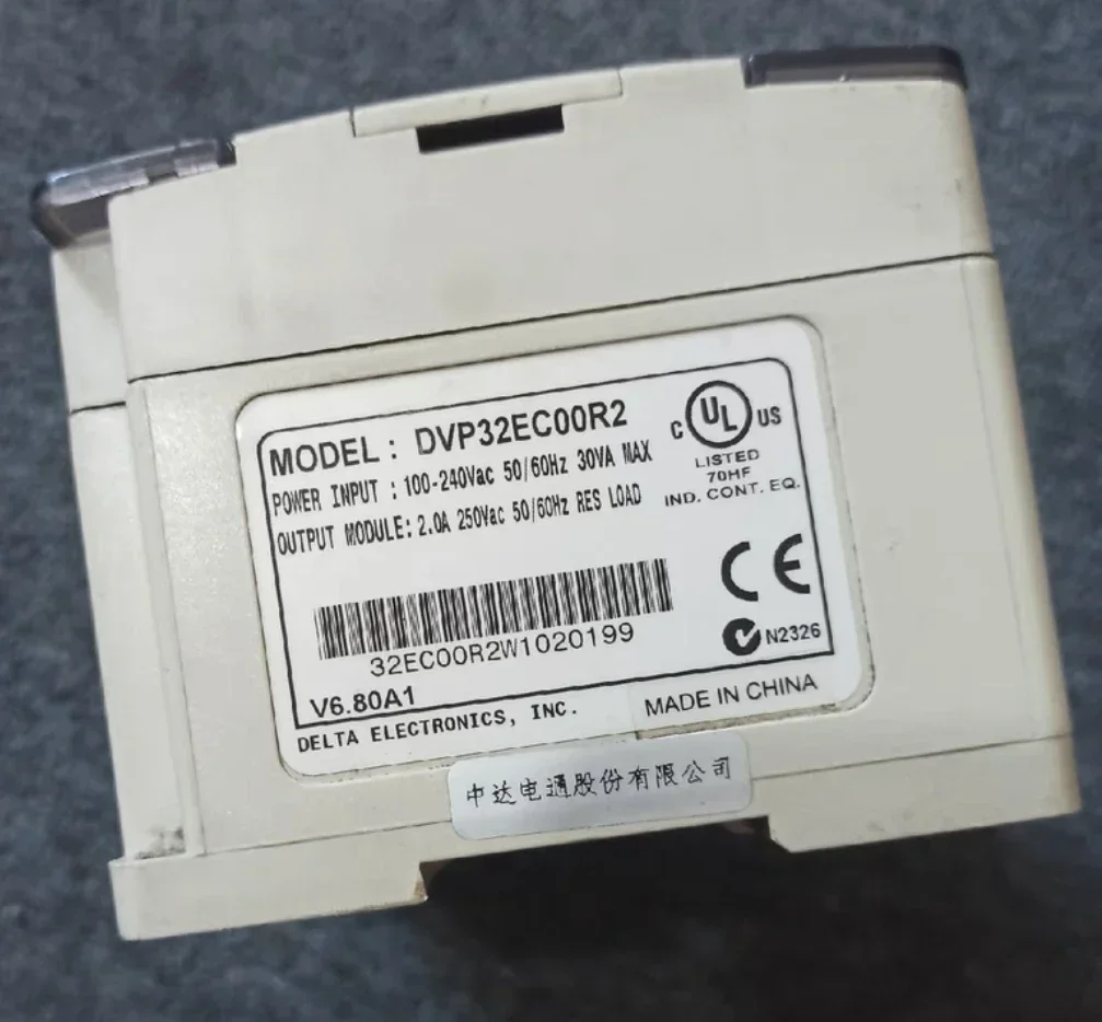 Second-hand PLC programmable controller, DVP32EC00R2, spot. Function Pack