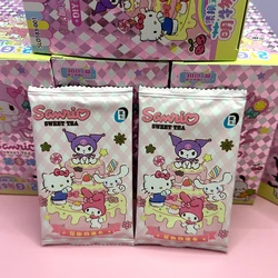 New 2024 Sanrio Cards Collection Card Hello Kitty Melody For Kid Cute Anime Figures Cinnamoroll Interchangeable Christmas Gift