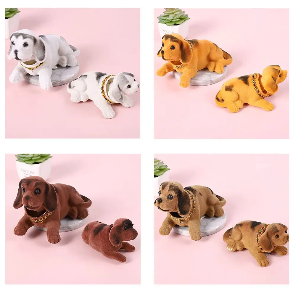 Auto Accessories Gift Nodding Puppy Auto Decor Shaking Head Dog Doll Car Dashboard Toys Auto Accessories Car Ornaments