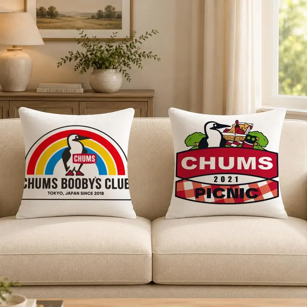 Brand C-CHUMS Cushion Cover Soft Short Plush Decorative Pillow Cover for Sofa Bedroom Easy to Clean