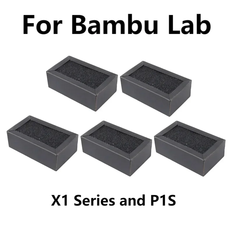 

Bambu Lab X1 Series P1S Activated Carbon Air Filter Replacement X1C P1P Purifier 3D Printer Parts 1/2/5 Pcs Set