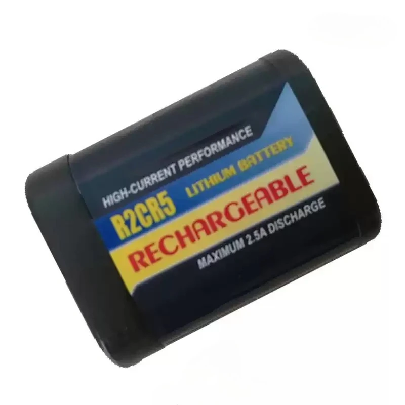 Para Canon R2CR5 2CR5 EOS 1, EOS 3 batería de litio recargable 6V juego de baterías de cámara nueva batería recargable